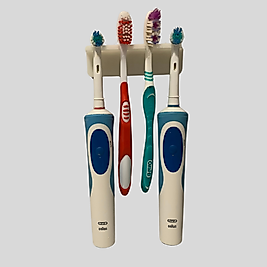 4'lü Diş Fırçalık Diş Fırçası Tutucu